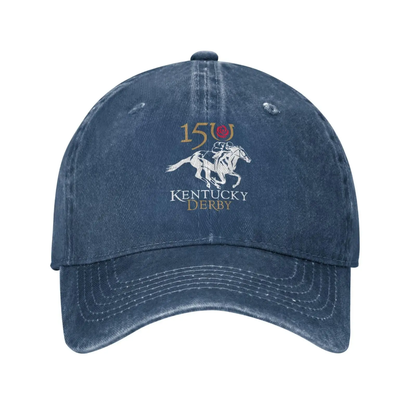 

Kentucky Hat Derby Cap Adjustable Washed Casual Dad Hat Novelty Hip-Hop Hat Fashion Trucker Hats for Men Women