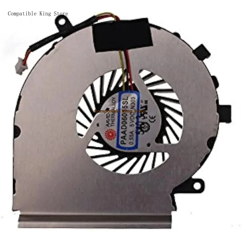 d Replacement CPU Cooling Fan for Msi Ge72 Ge62 Pe60 Pe70 Gl62 Gl72,3-Pin 3-Wire