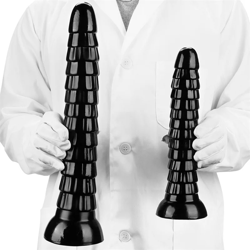 Overlength Anal Plug Dildo Stimolare Ano Vagina ButtPlug lungo Pene grande con ventosa Giocattoli sessuali per donne Uomini Masturbatore 18+