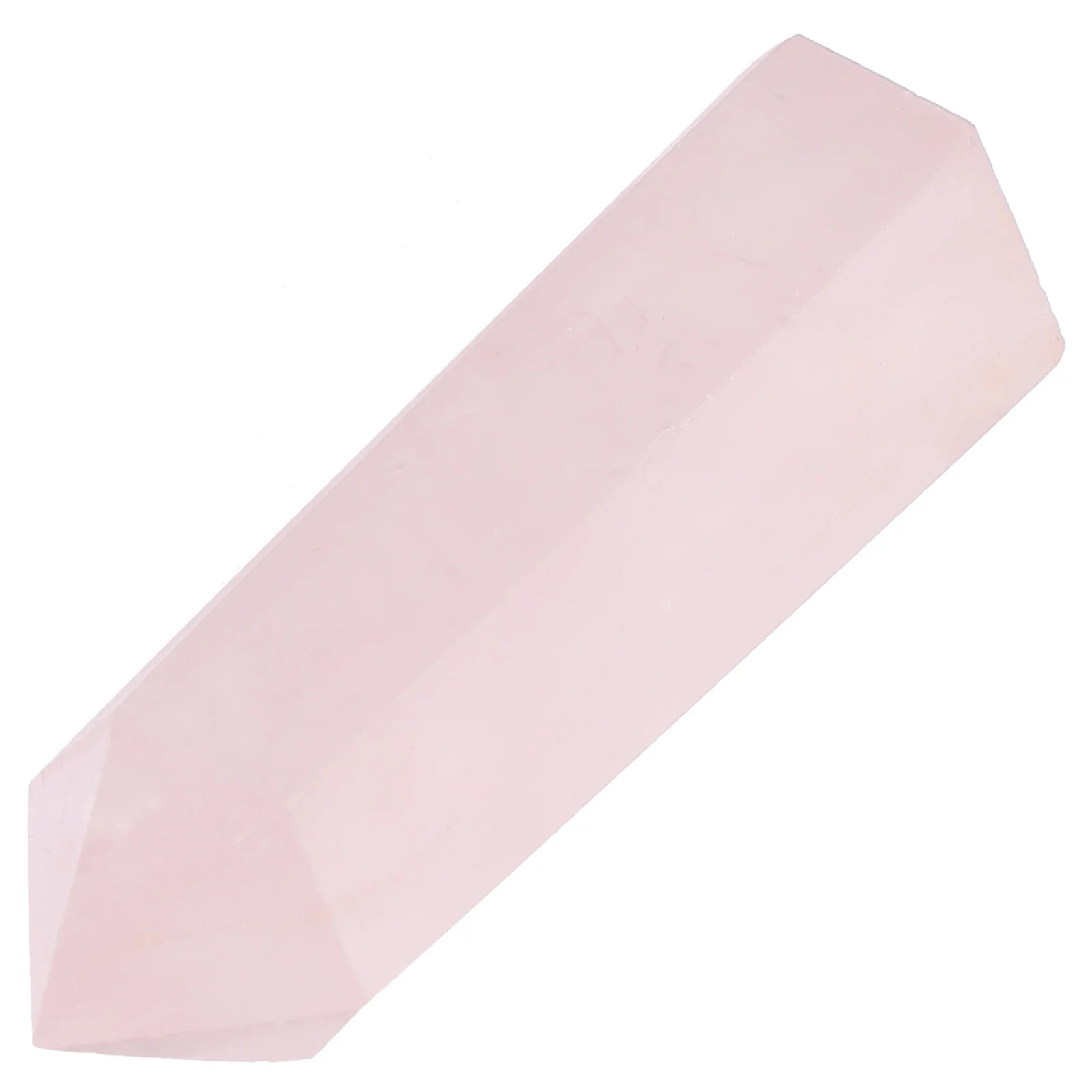 

Pink Crystal Hexagonal Column Flat Bottom Tabletop Decor Fine Craftsmanship Home Office Decoration Statue Gift