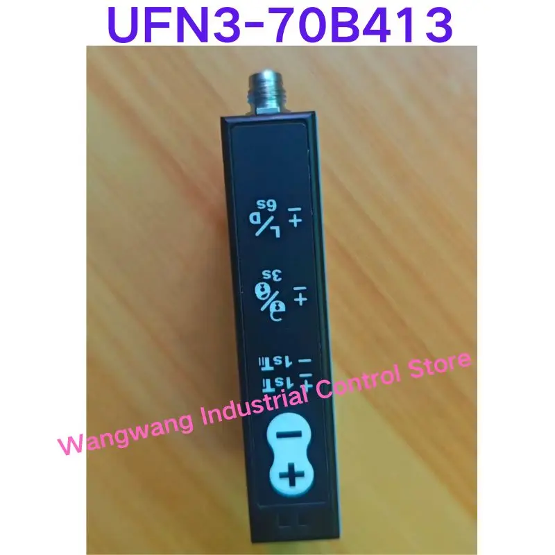 Second-hand test OK , Ultrasonic groove sensor UFN3-70B413 Order number 6049678