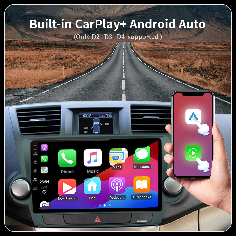 Leitor de vídeo multimídia para carro, rádio sem fio, tela Carplay Android, navegação GPS, 4G, apto para Mitsubishi Pajero Sport 3 2020-2021