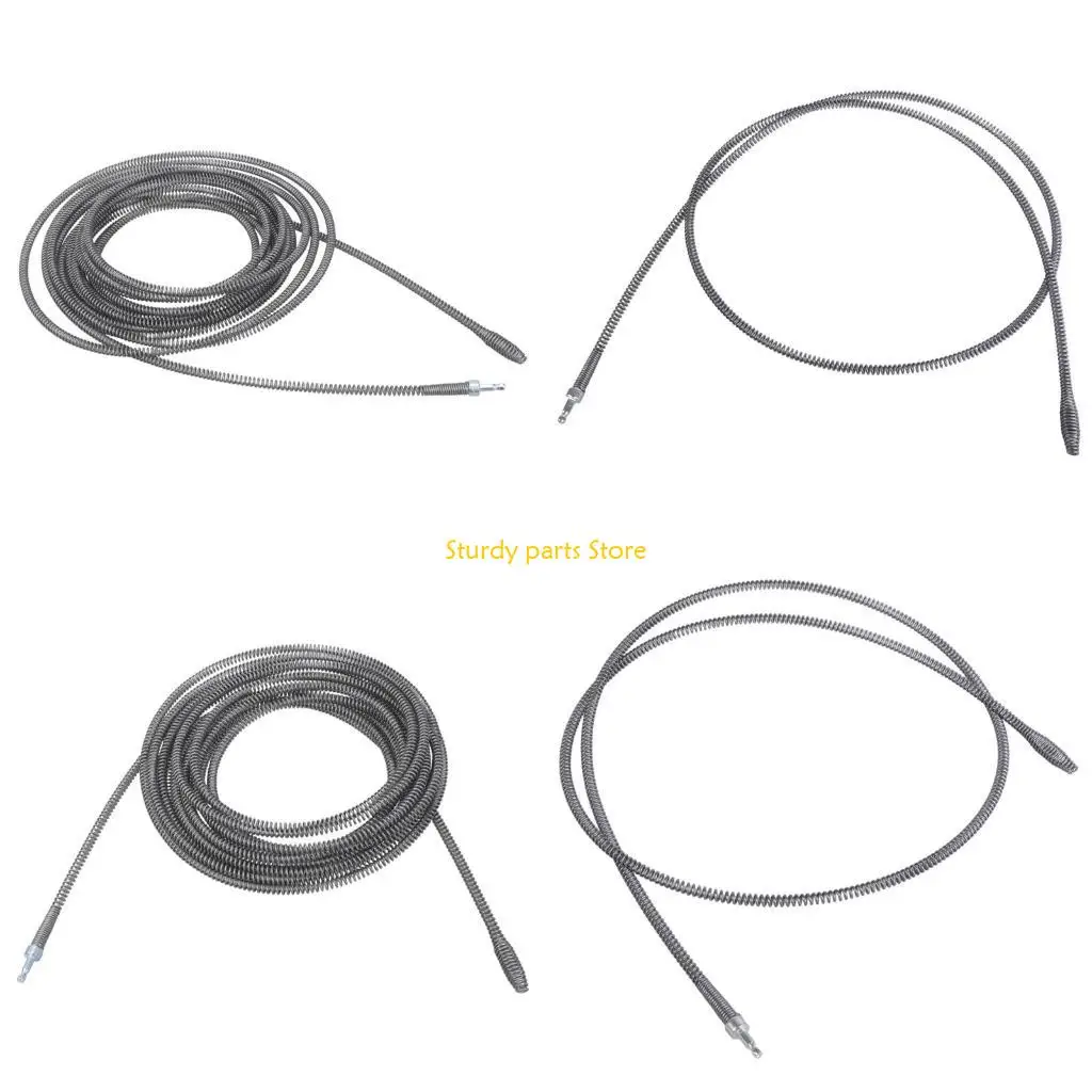 

97QC Удобный электрический прибор для прочистки труб Многофункциональная электрическая дренажная пружина Многократное быстрое