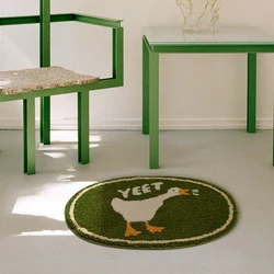 VIKAMA Bathroom Doorway Water-absorbent Floor Mats Bathroom Non-slip Foot Mats Entrance Carpet Machine Washable Door Mats