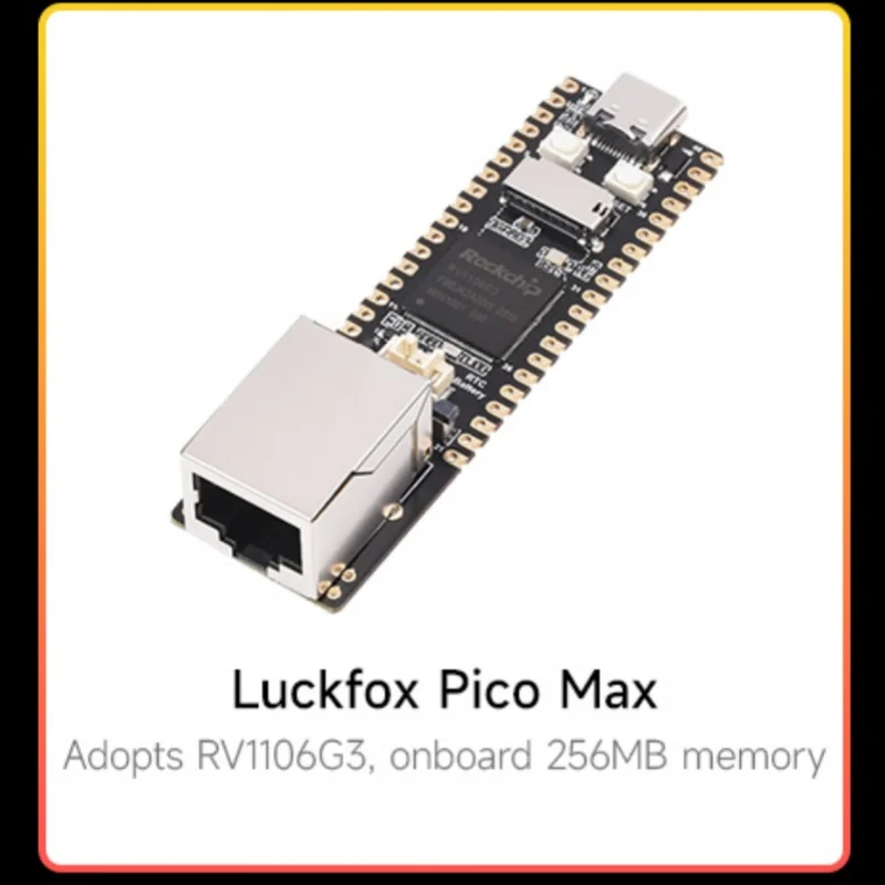 Luckfox Pico Pro/Max RV1106 papan pengembangan mikro Linux, mengintegrasikan Cortex-A7 lengan/RISC-V MCU/NPU/ISP prosesor