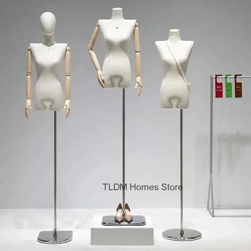 

Korean Version Female Mannequins Window Display Stand Mannequin Shelf Wedding Dress Sewing DIY Mannequin for Women's Clothing