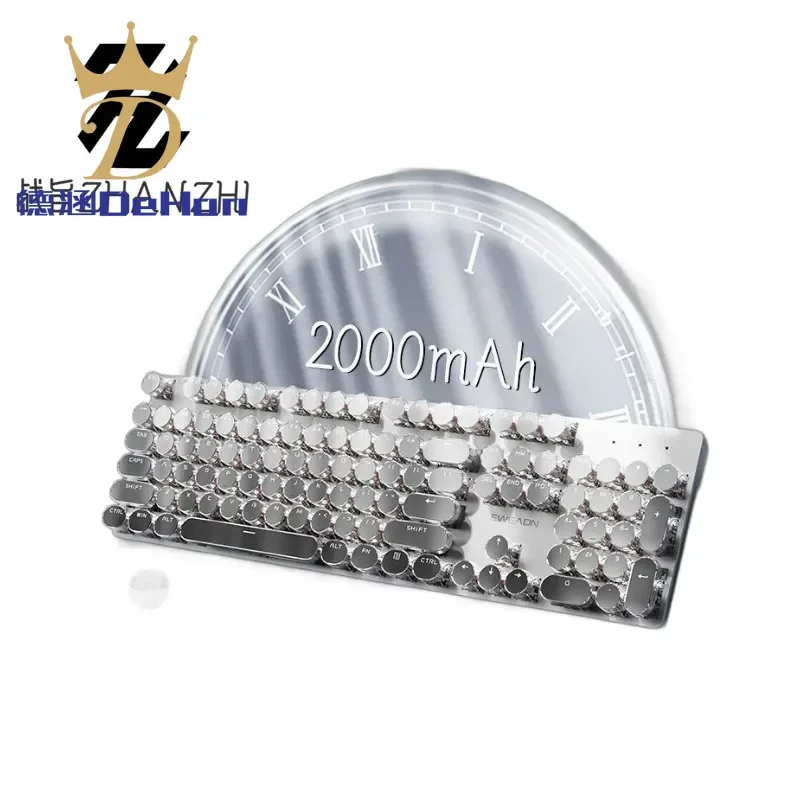 

V30 Wireless Bluetooth Three-mode Mechanical Keyboard Punk E-sports Game Office Computer Laptop Keyboard and Mouse