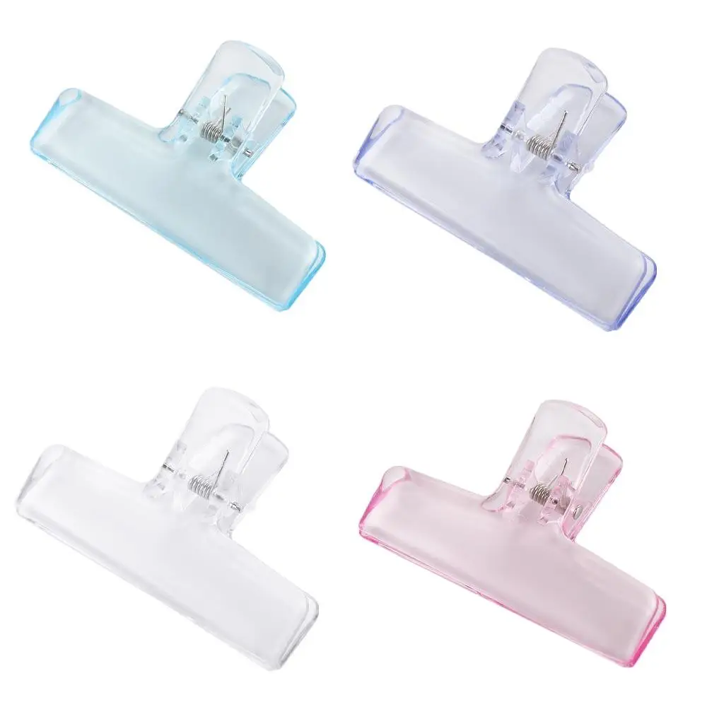 Korean 2pcs Student Stationery Binding Clips Dovetail Clamp Test Paper Fixing Clips Memo Clip Page Holder Paperclips