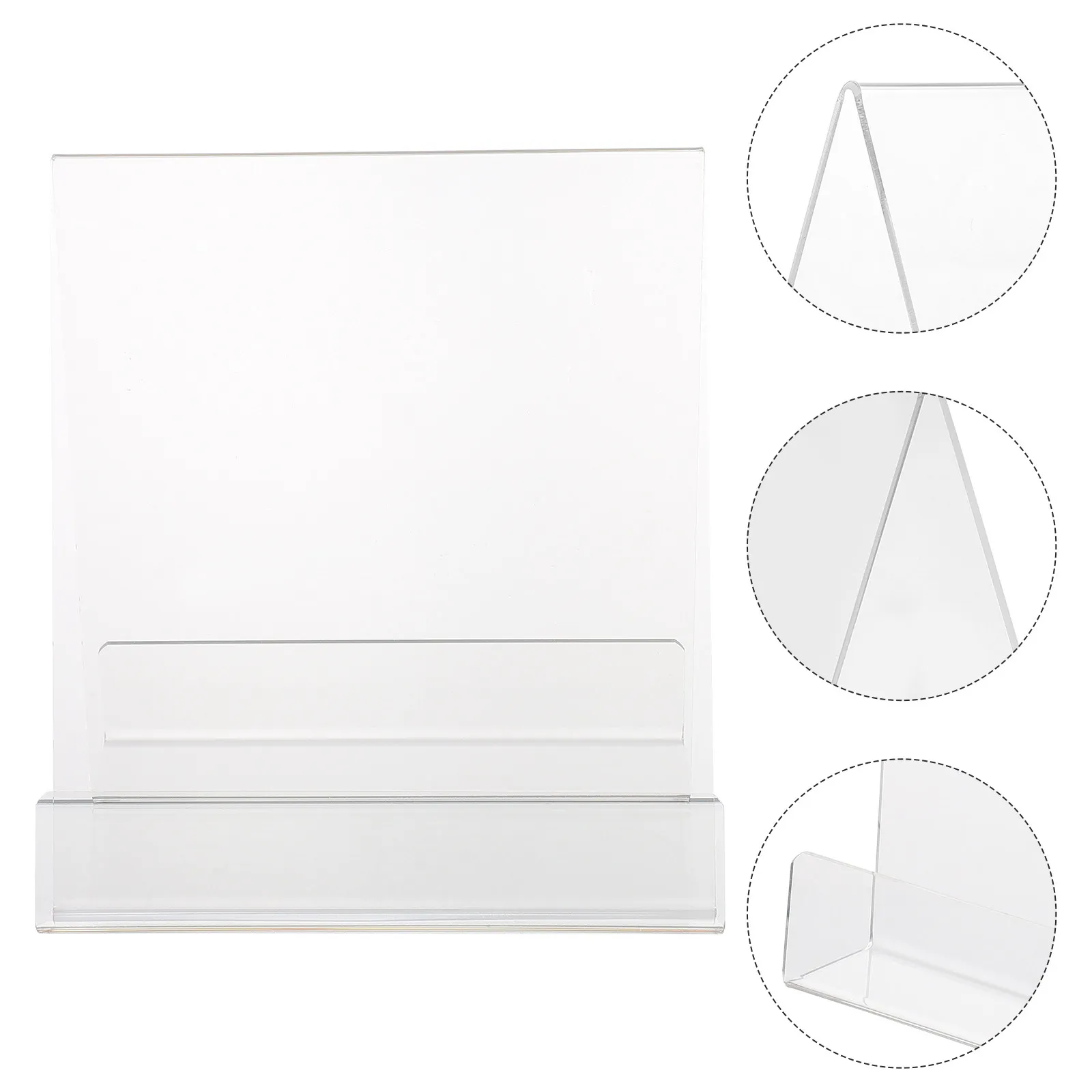 

1 шт. акриловая подставка для книг, простая прозрачная подставка для книг для офиса, школы, дома, легко моющаяся, органайзер для демонстрации