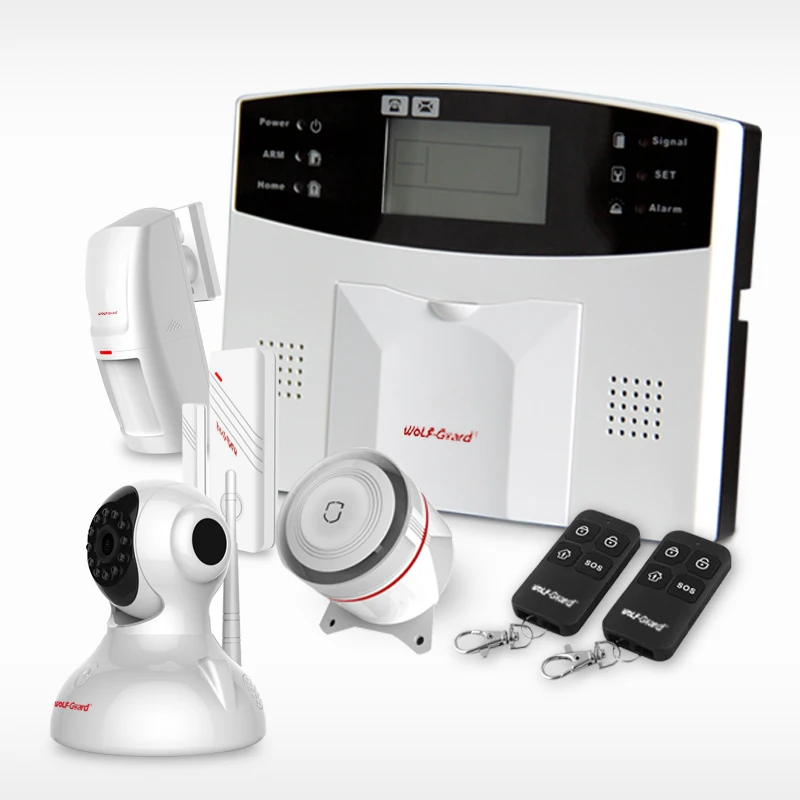 Anti Theft GSM WIFI Auto Budget Home Security Alarm System CE ROHS FCC Certified 007WM2B WOLF-GUARD