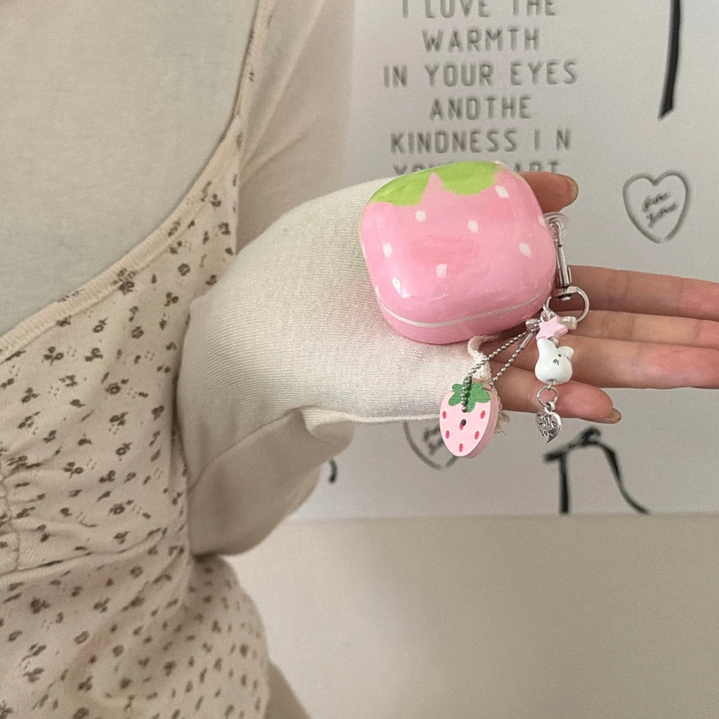 เคสหูฟังลายสตรอว์เบอร์รี่สีชมพ - Strawberry Huller บทวิจารณ์และราคา