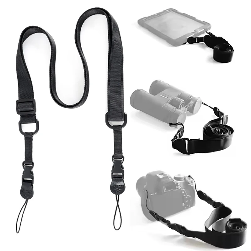 ●Adjustable Shoulder Strap Portable Nylon Replacement Neck Lanyard Quick Release Tablet Crossbody Belt Camera Strap