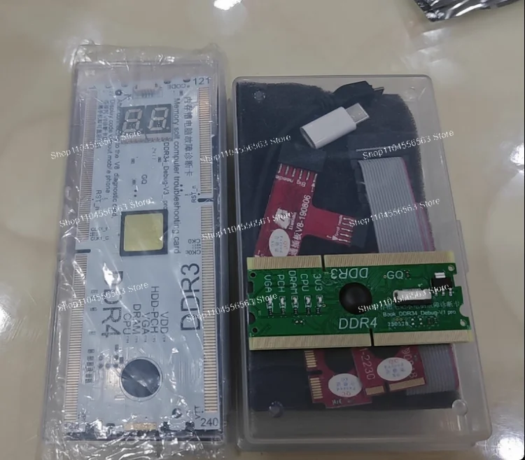 Laptop Desktop Motherboard DDR3 DDR4 Memory Slot Diagnostic Tester, AB20 RAM Socket Analyzer Card for Computer Repair