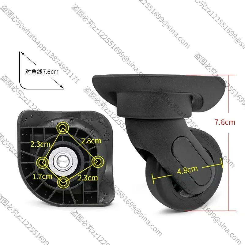 Suitable for Suitcases, Suitcases, Casters, Suitcases, Wheels Replacement A-84, Universal Wheel Accessories