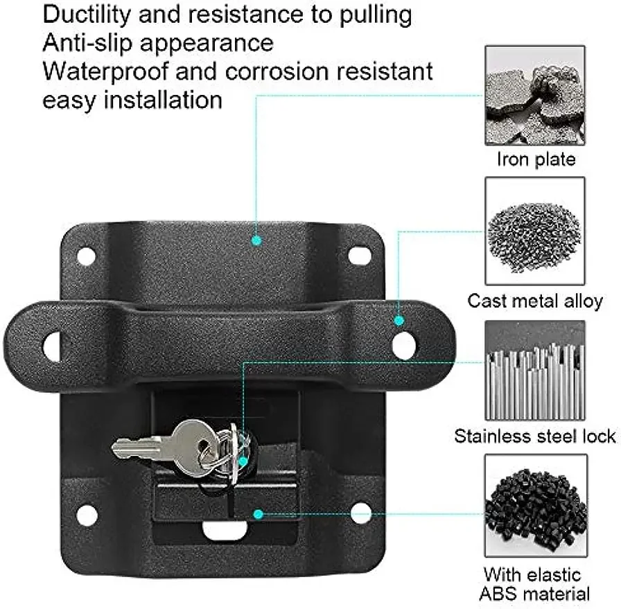 F150 F250 F350 Boxlink Tie Down Anchor for 2015-2021 Ford Replacement for Ford FL3Z-99000A64-B Bed Cleat Box Link Kit