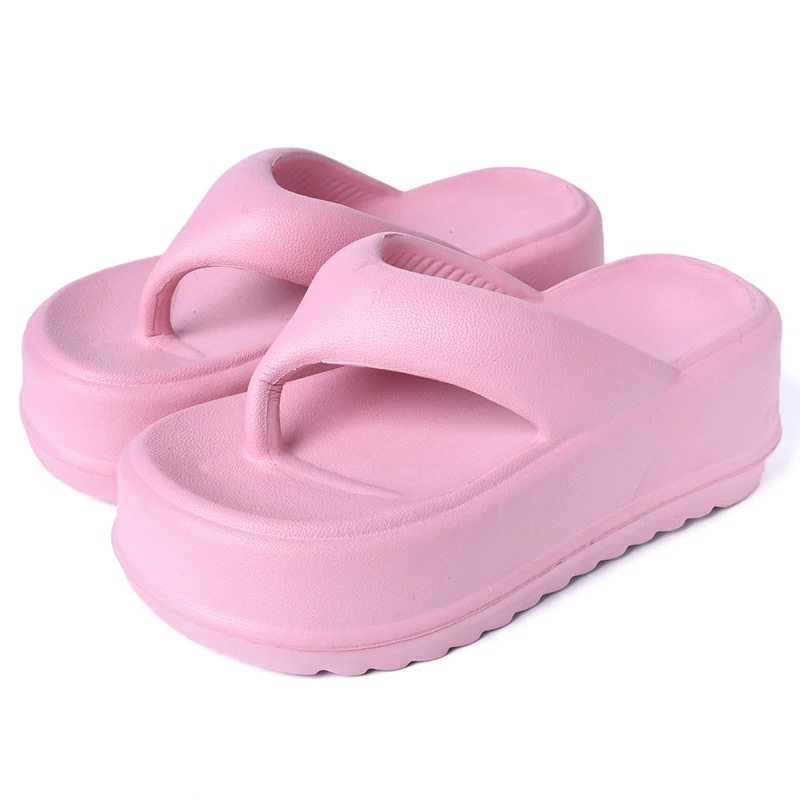 Shevalues New Thick Flip-flops Women Fashion Platform Sandals Outdoor Women Beach Slipper Home Comfort Women\'s Summer Sandals