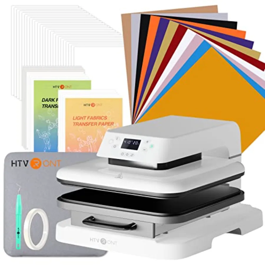 

Автоматический термопресс с 52-мя аксессуарами для термопресса для Cricut Easy Press