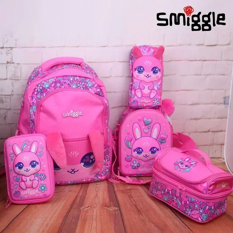 

Оригинальный Австралийский длинный рюкзак smiggle с ушным Кроликом, рюкзак для студентов, фотокарандаш, детская мультяшная коробка для канцелярских принадлежностей, сумка для ключей