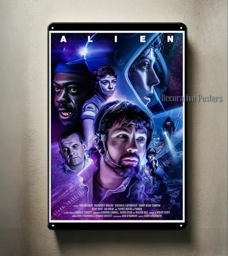 Alien Movie Metal Poster Tin Sign 20x30cm Collectable Plaque