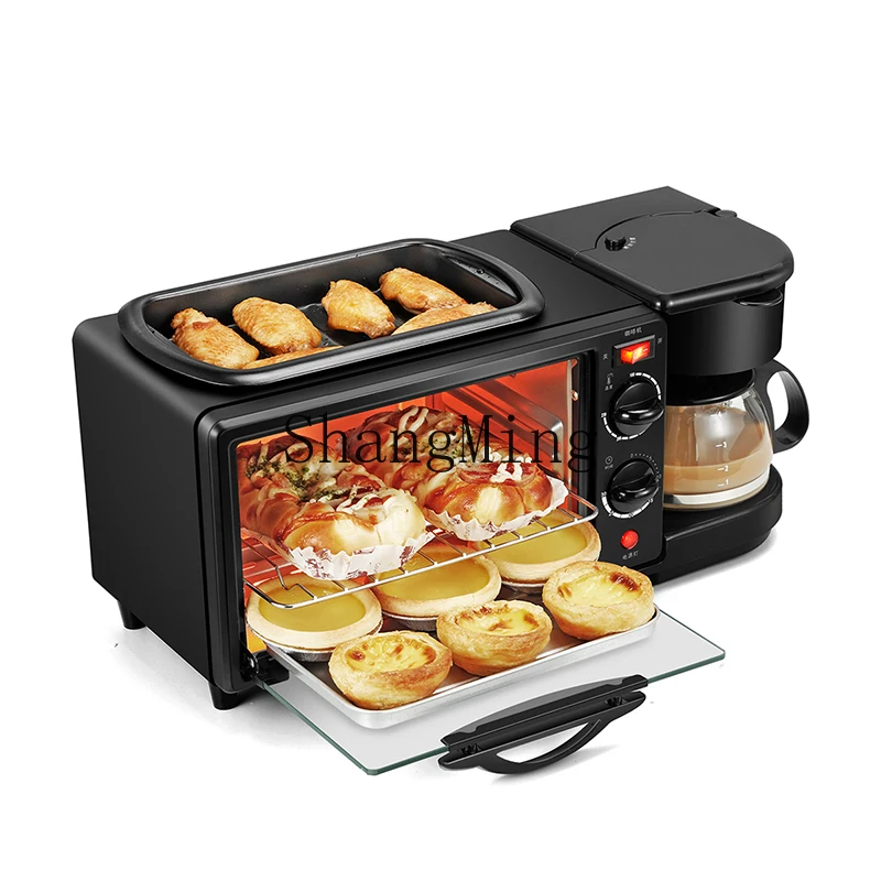 

ZYY 3-in-1 Breakfast Machine Household Toaster Electric Oven Multifunctional Coffee Machine