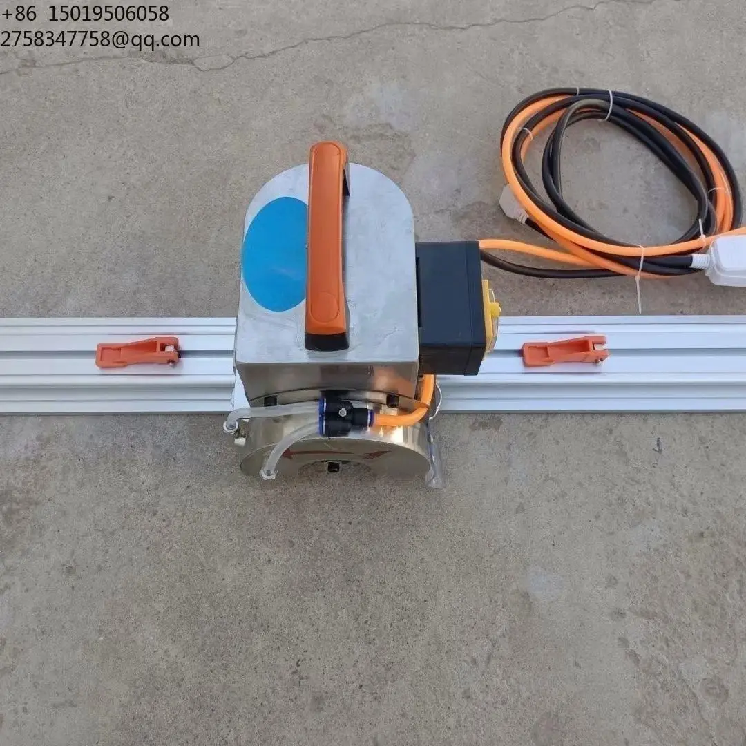Portable High Precision Electric Stone Cutting Machine Floor Tile Push Knife for Rock Slab Track Cutting for Granite Core Motor