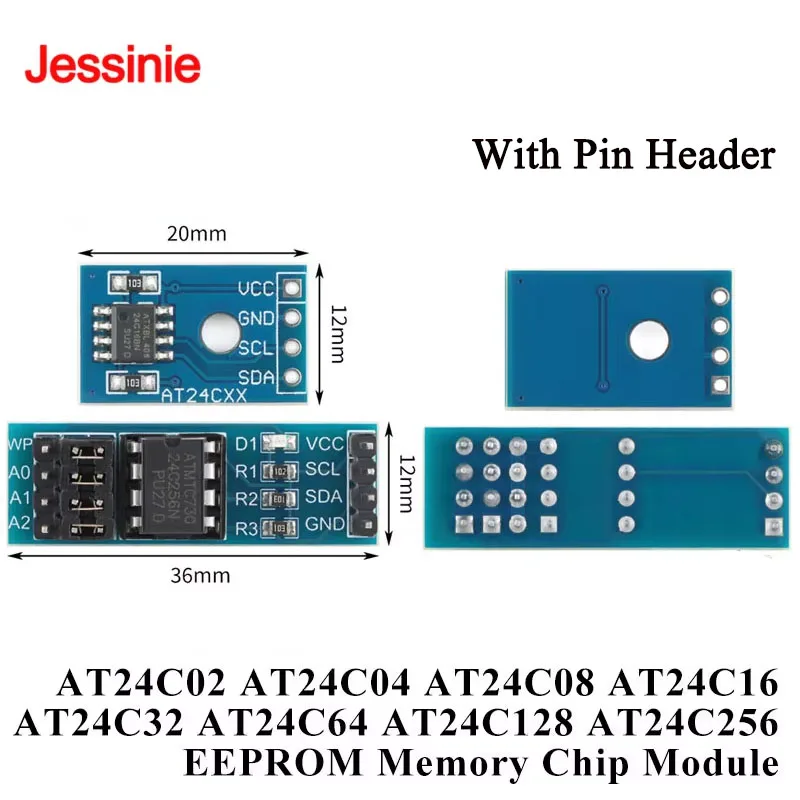 1-5-шт-модуль-чипа-памяти-eeprom-интерфейс-iic-i2c-at24c02-at24c04-at24c08-at24c16-at24c32-at24c64-at24c128-at24c256-для-arduino