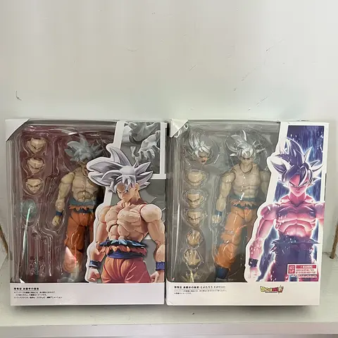 Dragon Ball Z Son Goku Figure SHFiguarts White Goku War Damage Super Saiya Anime Action Figures Model Birthday Gifts