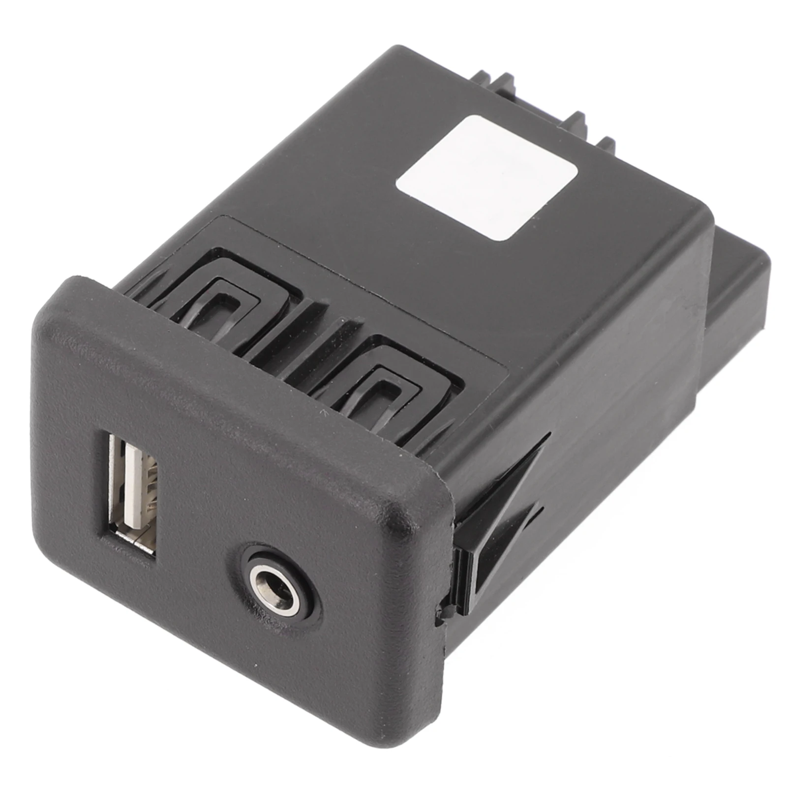 12V Car Audio Auxiliary Socket Easy Installation Practical And Reliable Wear-resistant 12V Voltage ABS Material
