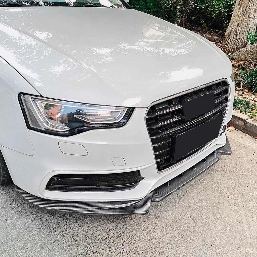 

For Audi A5 S5 8T Sline 2012 2013 2014 2015 2016 2017 ABS Gloss Black Front Bumper Lip Spoiler Diffuser Splitter Bodykits Tuning