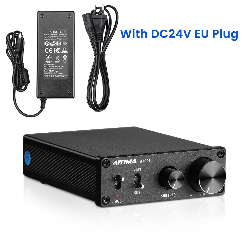 AIYIMA A1001 100W Subwoofer-Verstärker TPA3116 Leistungsverstärker Lautsprecher-Soundverstärker Digital Class D Mono Home Audio AMP 4
