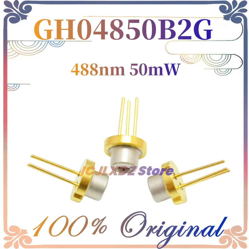 1pcs/lot New Original 495nm 55mW 60mW 488nm Single Mode Sky Blue Laser Diode GH04850B2G 5.6mm In Stock