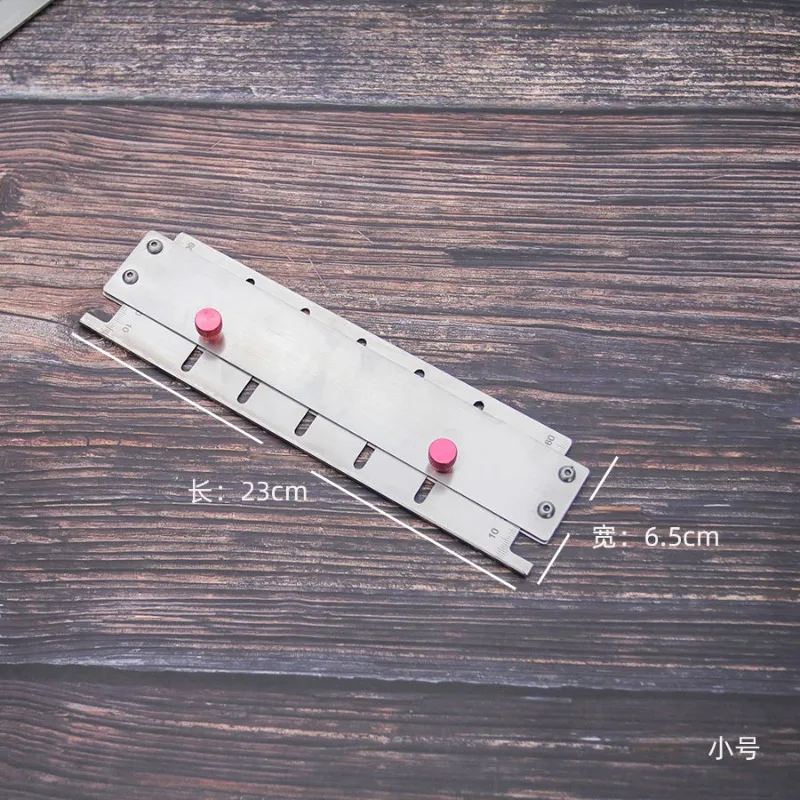 

Belt Divider Adjustable Positioning Auxiliary Ruler Belt Cutting Ruler Handmade DIY Leather Crafts Shoulder Strap Cutter