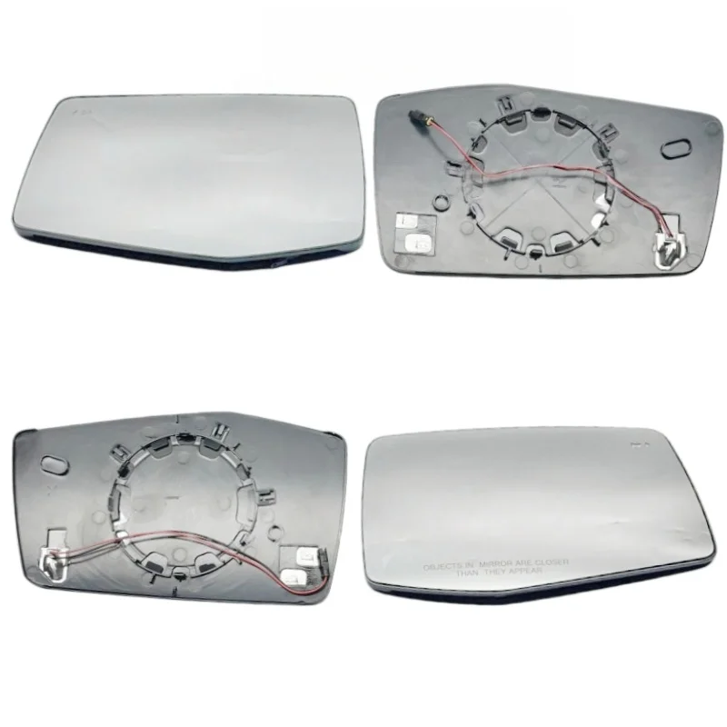 Blind Spot Detection Rear View Mirror Glass Heated BSD Mirror Lens Fit Chevrolet Silverado GMC Sierra 2019-2024.