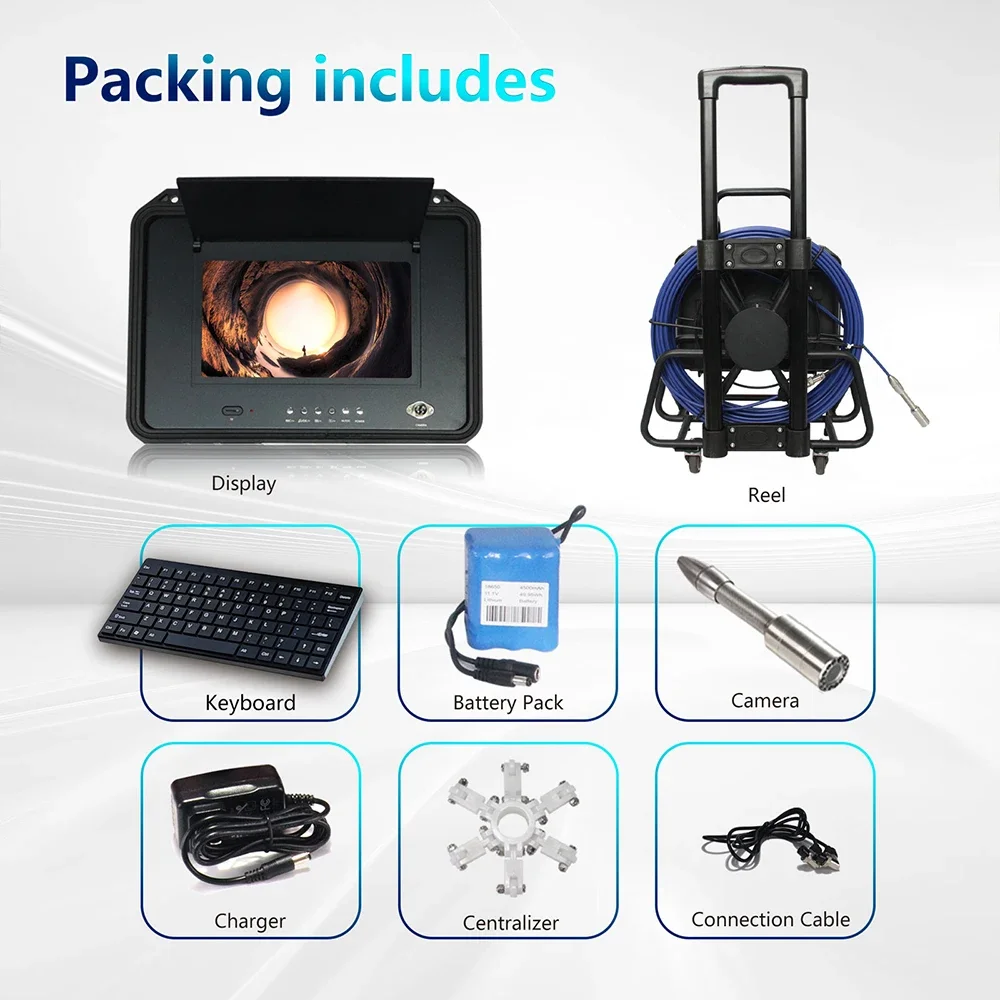 カスタマイズ可能 下水道カメラ 自動水平調整 7mm 検査カメラ 下水道用 下水道カメラのインドでの価格