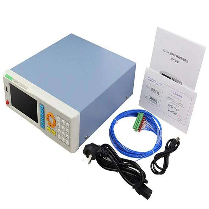 East Tester ET3916 Multi Channels Temperature Inspection Instrument USB Temp Record Acquisition Detector Thermocouple Probe