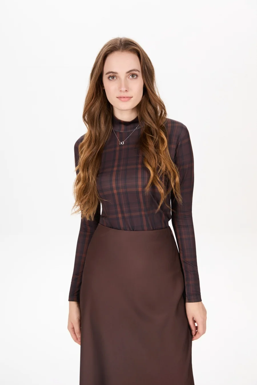 AS AW25 femme vêtements classique haute qualité jupe en Satin taille réglable jupe toutes saisons