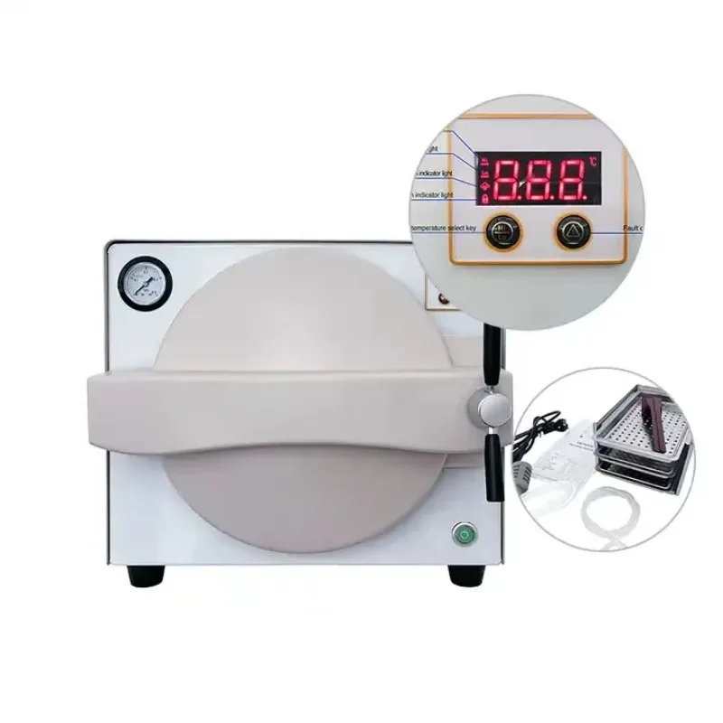 

Factory Sale Direct 18L Mini Table Top Clinic Medical Class B D ental Sterilizer Autoclave Machine