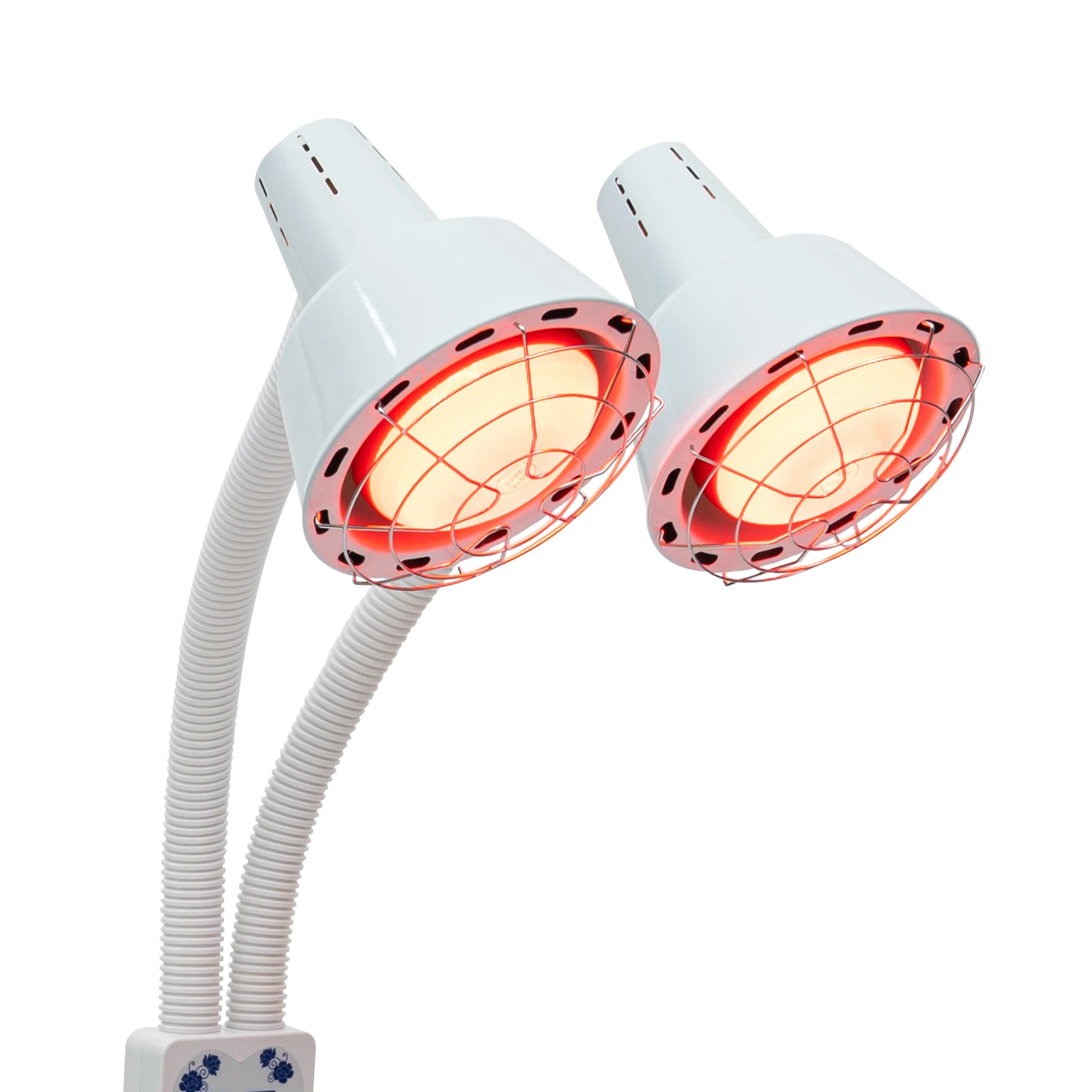 275W Infrarot-Wärmelampe mit Fernbedienung, Doppelköpfige Infrarotlampe mit Einstellbarer Temperatur zur Schmerzlinderung im Salon – Detail 10