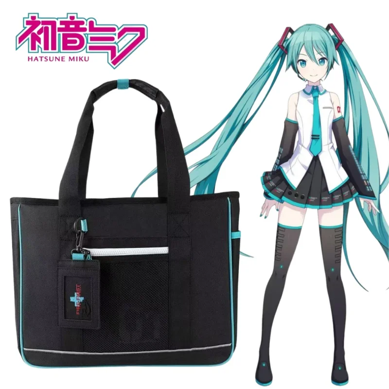 

NEW Hatsune Miku Large-capacity Travel Computer Bag Student Textbook Storage Bag Anime Merchandise Backpack Festival Gifts