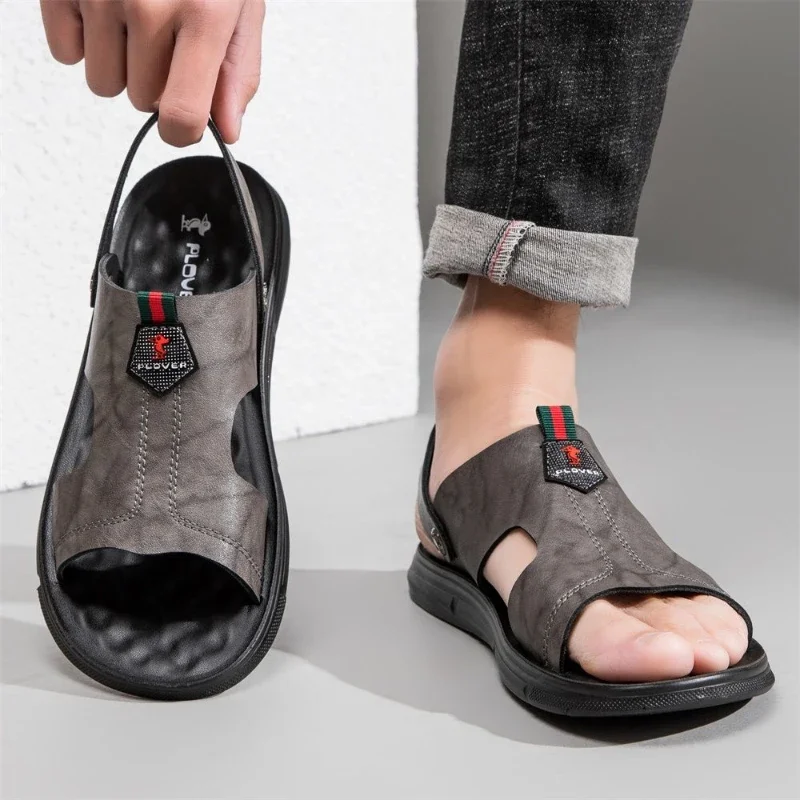 Male Shoe Open Toe Indoor With Platform Height Slippers Men's Sandal V Daily Use Buy Descount on Offer Outdoor Luxury 2024 Adult