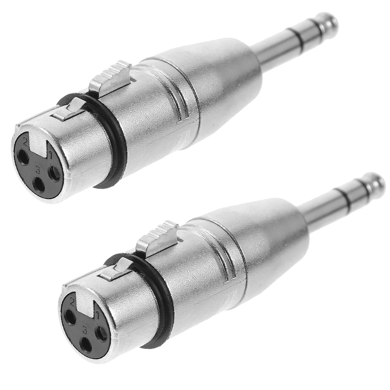 

2pcs To 1/4 Inch Audio Adapter 6.35Mm Trs To Xlr Female Converter For Microphone Instrument Use Xlr Adapter Audio Converter