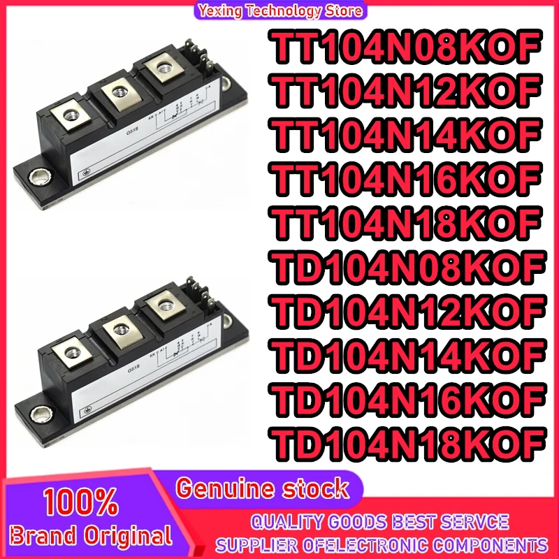 TT104N08KOF TT104N12KOF TT104N14KOF TT104N16KOF TT104N18KOF TD104N08KOF TD104N12KOF TD104N14KOF TD104N16KOF TD104N18KOF New