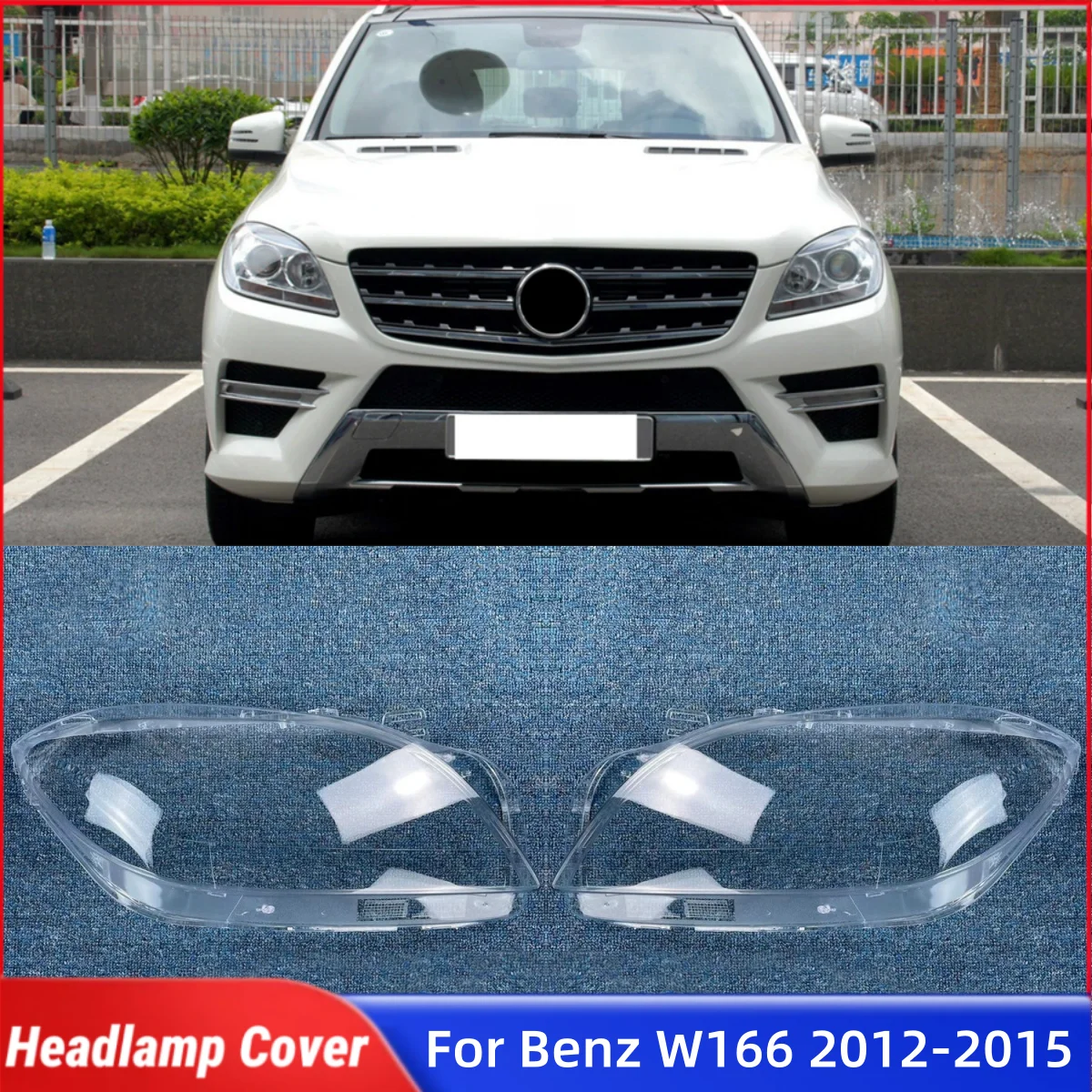 

Для Mercedes Benz W166 ML300 ML350 ML400 ML450 ML500 2012 2013 2014 2015 запасные части для салона автомобиля, крышка фар