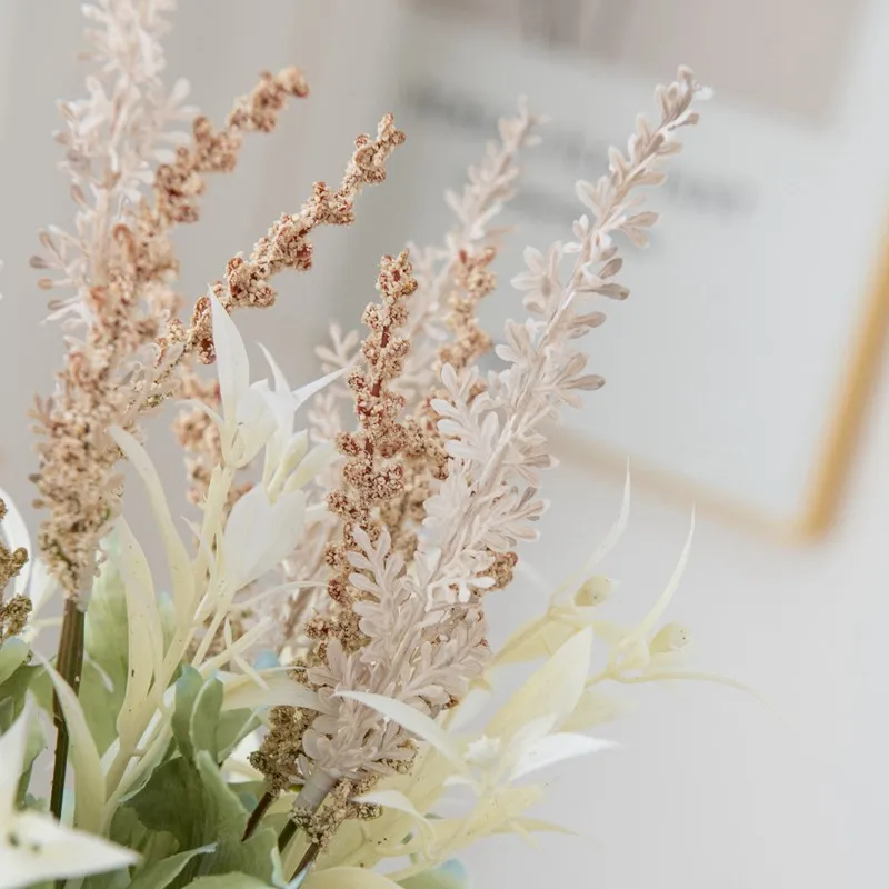 1/3 stücke Künstliche Pflanzen Lavendel Gypsophila Blumen Bouquet DIY Festival Kranz Hochzeit Hause Dekoration Fotografie Requisiten – Detail 6