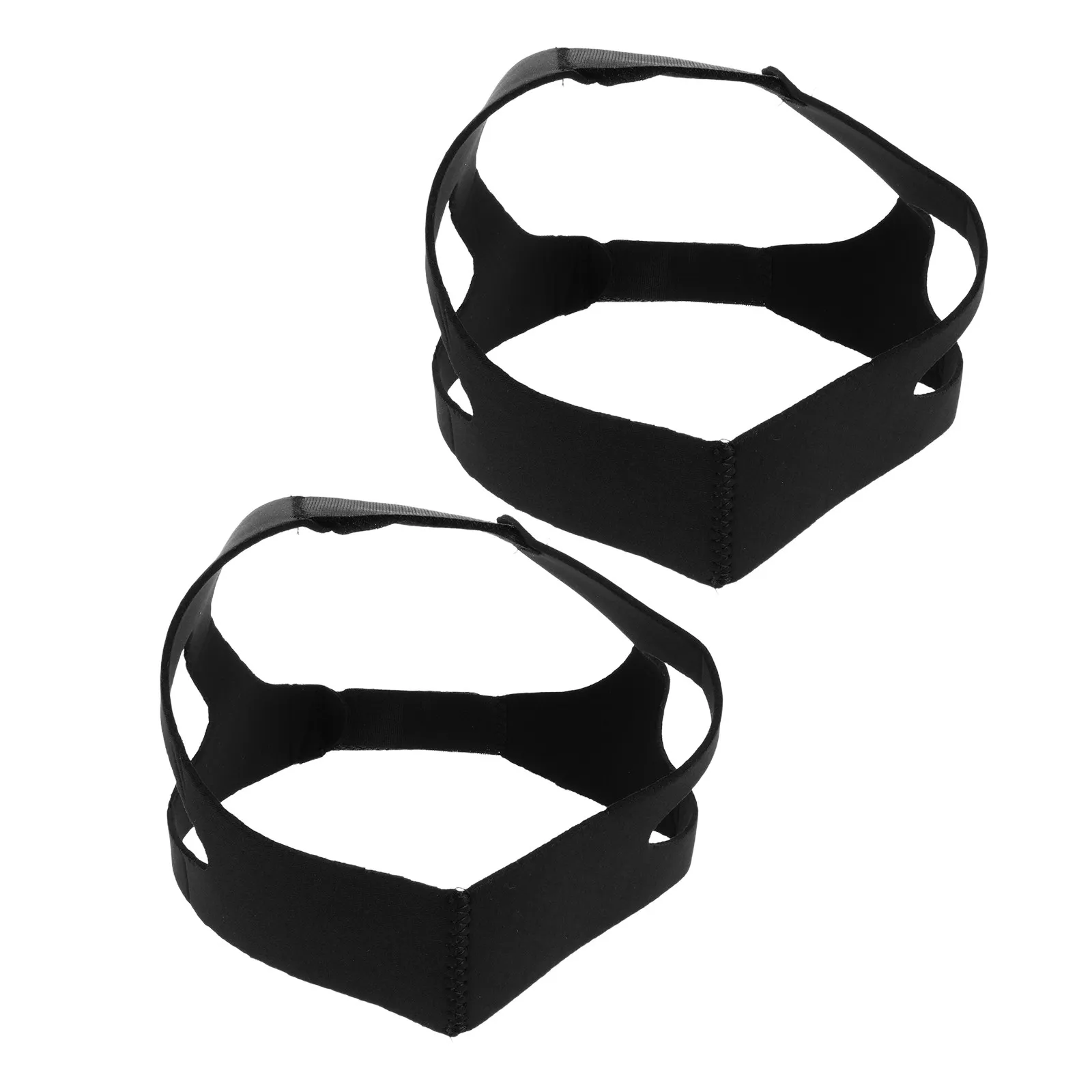 2Pcs Chin Straps For Side Sleeper Stop Breathable Adjustable Jaw Support Band Snore Device