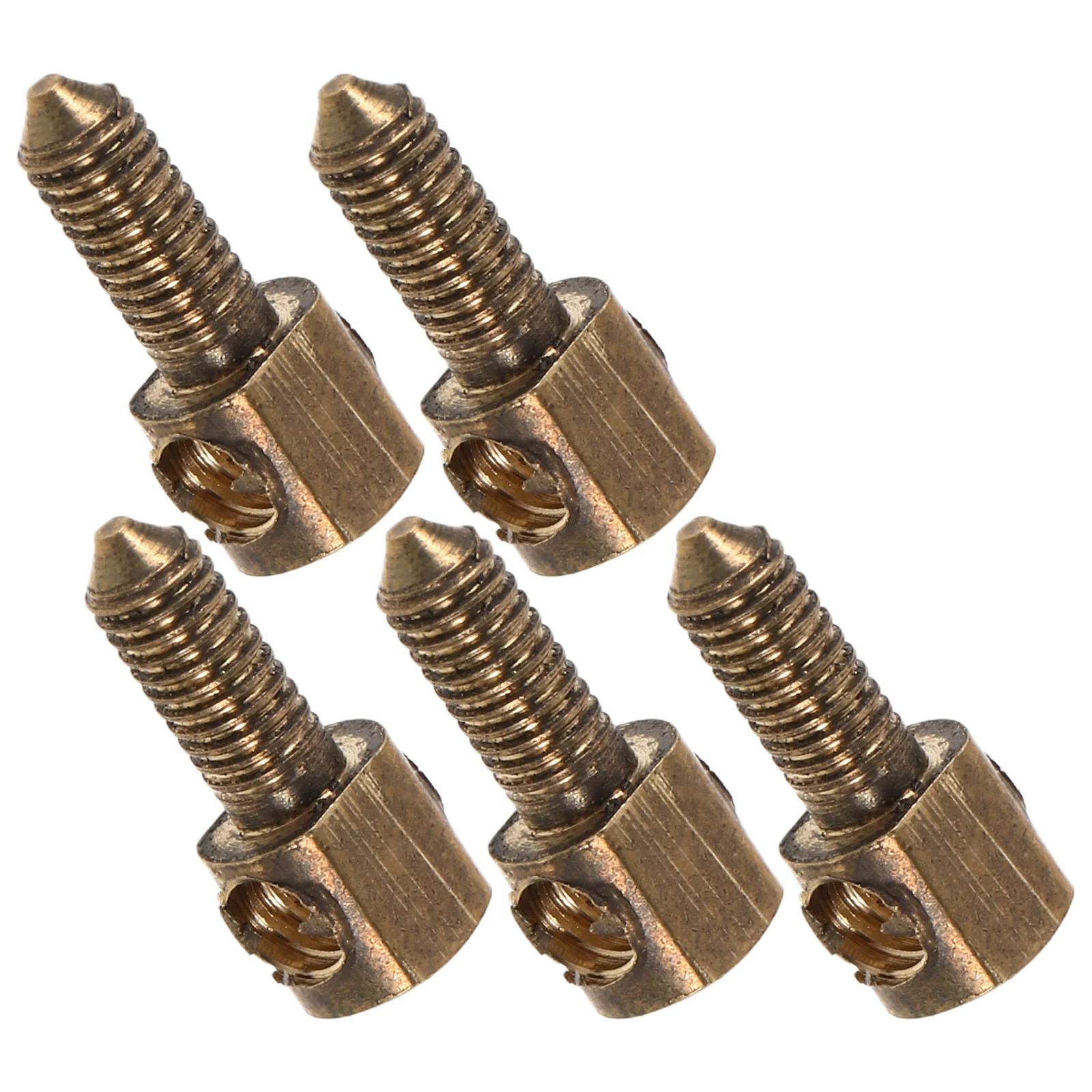 

5 Pcs Bow Rod Accessories Screws Viola Instrument Violin Frog Adjustment for Cello Tension Metal