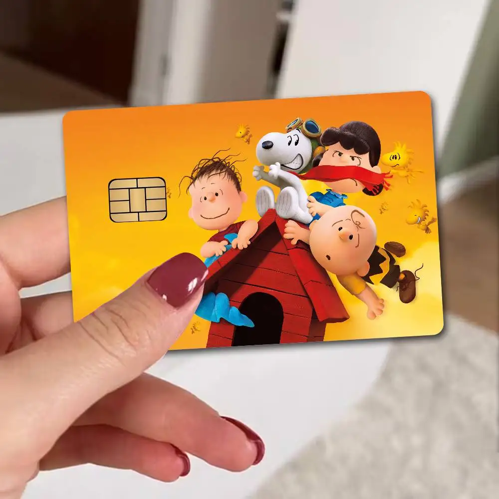 Cartoon S-Snoopy Anime Spend or Save Funny Shell On Off Ultra Thin No Fade Sticker Skin Cover Film