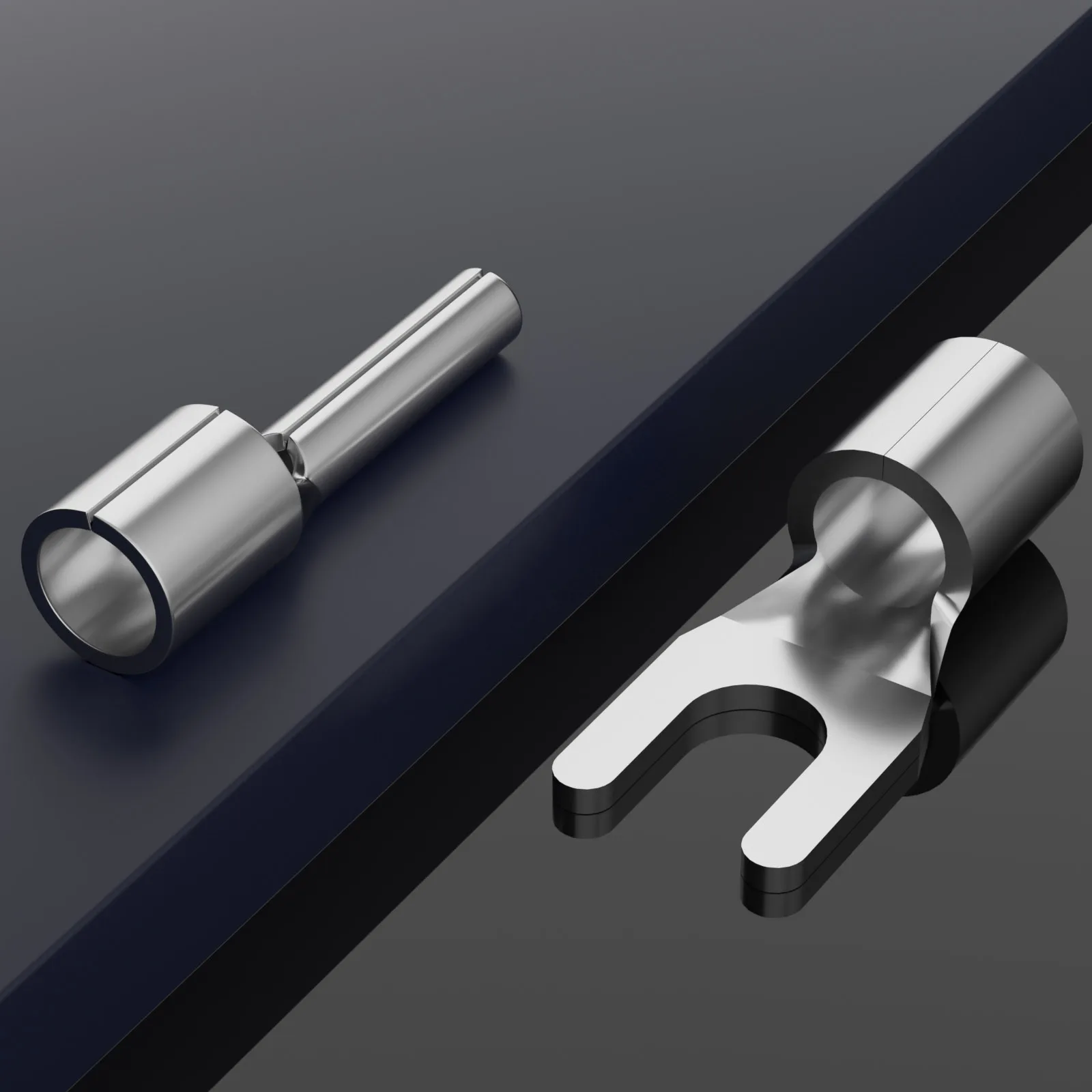 Monosaudio B6Ag Y6Ag Pure Silver Terminal Wire Plug Power socket installation Connector Pure Silver Y Fork Banana Plug