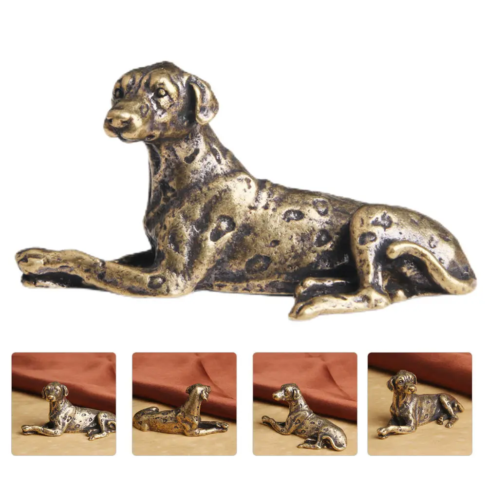 

Dalmatian Paperweight Copper Desktop Decor For Calligraphy Chinese Painting Supplies Office Home Accessories