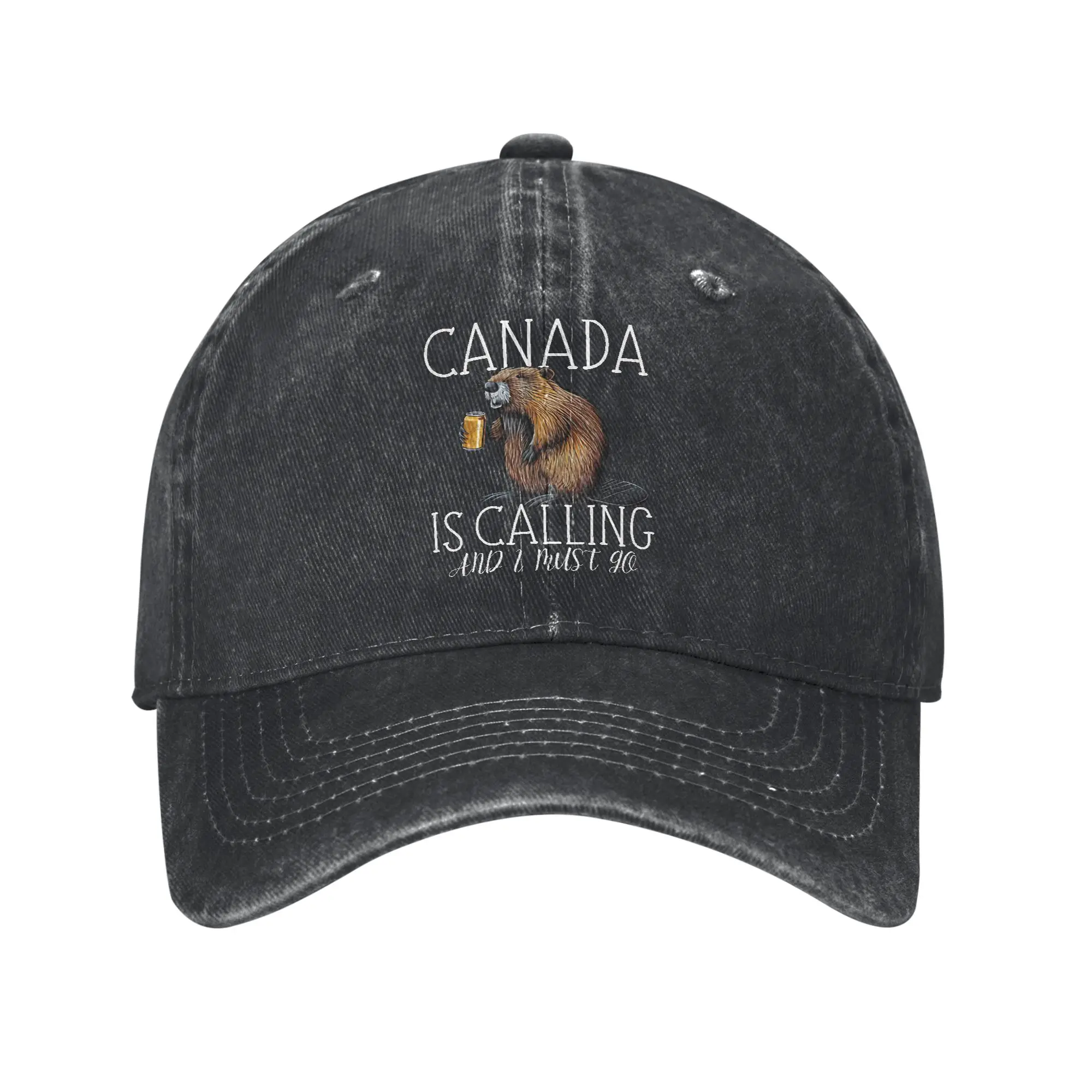 Funny Canada Is Calling and I Must Go Flag  Merch Baseball Caps Men Women Daily  Caps Hat Adjustable Casquette Dad Hat